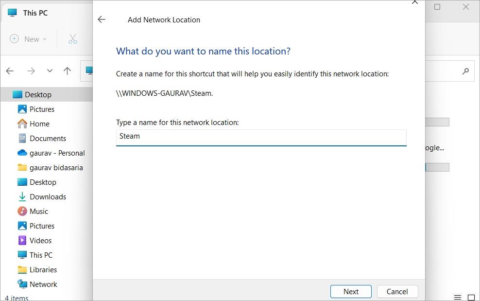 Windows 10/11でこのPCにカスタムフォルダーを追加する方法