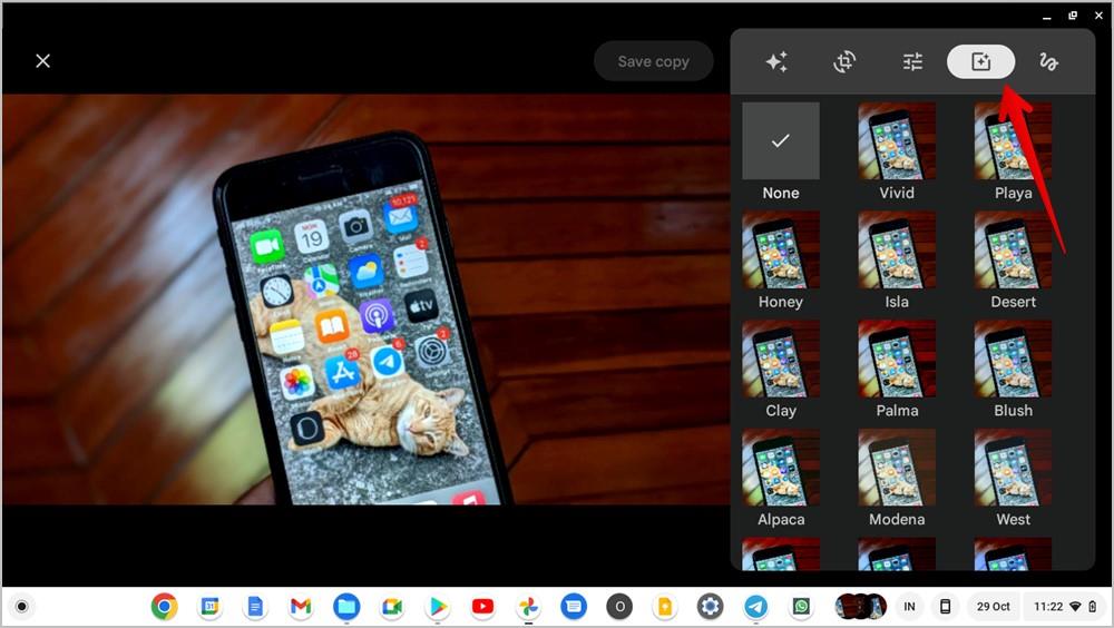 Chromebook で写真またはスクリーンショットを編集する方法