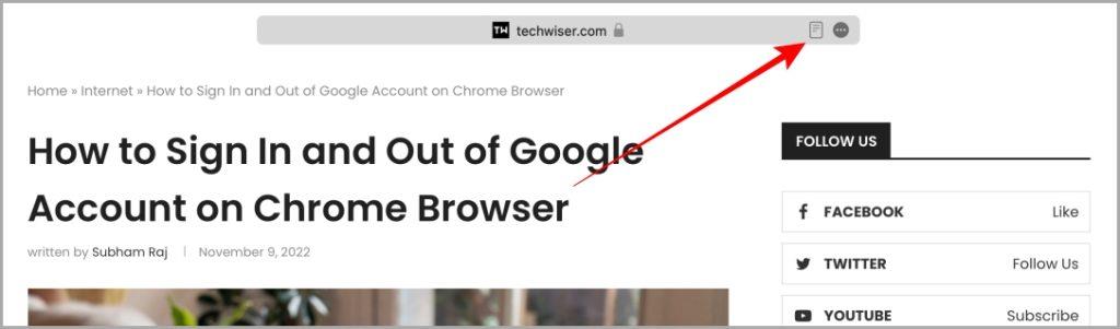 iPhone、iPad、Mac の Safari でリーダービュー (モード) を有効にする方法
