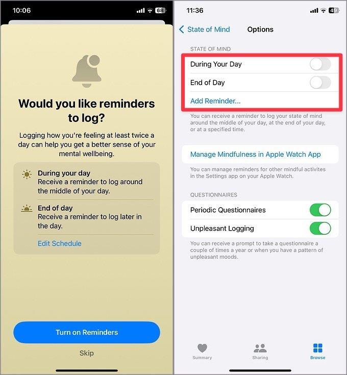 Apple Health でメンタルウェルビーイングを活用する方法