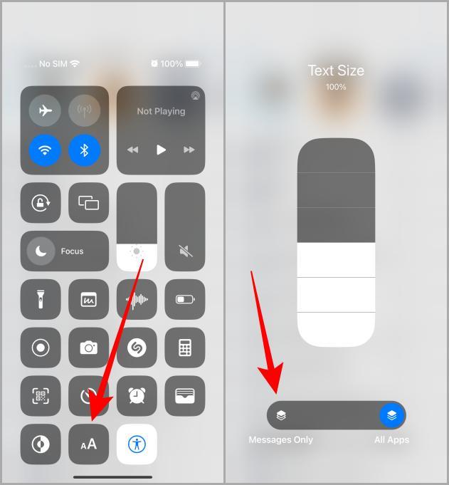 iPhoneでテキスト/フォントサイズを変更する最も簡単な方法