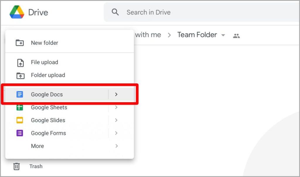モバイルとウェブ上の Google ドライブの共有フォルダーに Google ドキュメントを追加する 2 つの方法