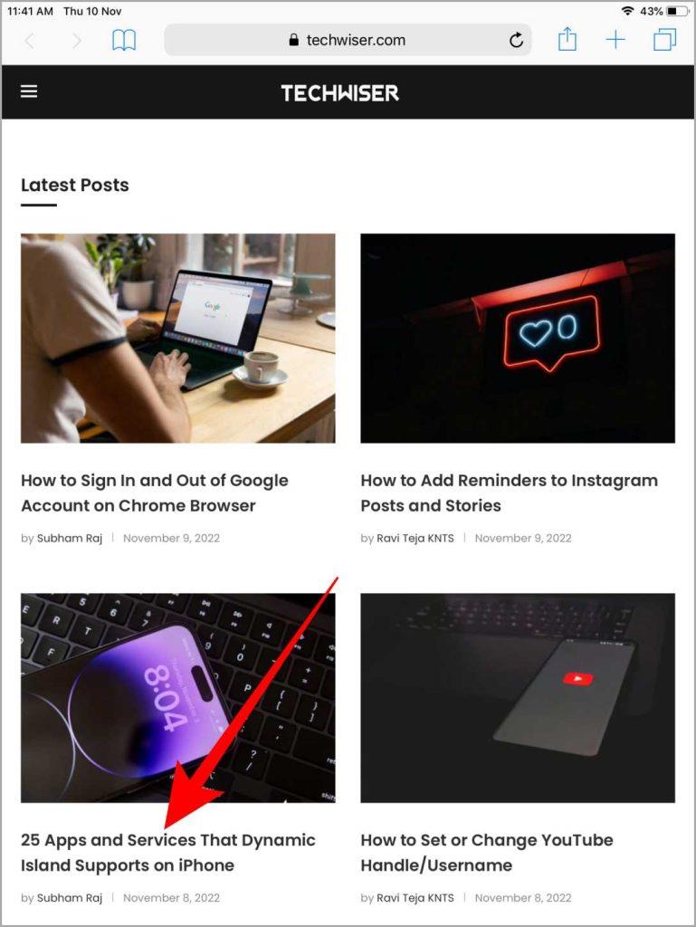 iPhone、iPad、Mac の Safari でリーダービュー (モード) を有効にする方法