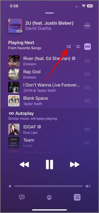 Apple Music のアイコンと記号の意味
