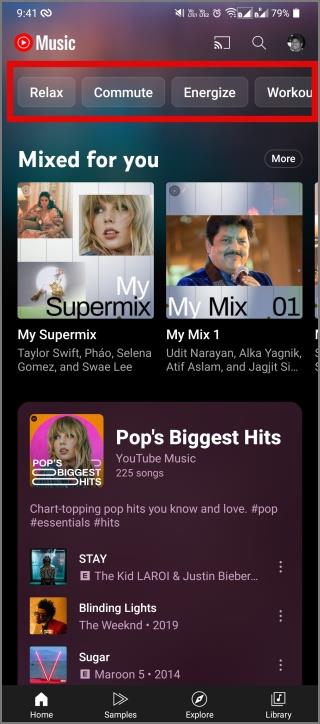 YouTube Music の記号とアイコンの意味