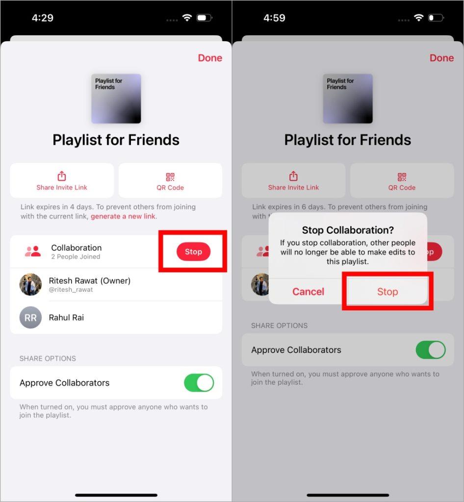 Apple Musicでコラボプレイリストを作成する方法