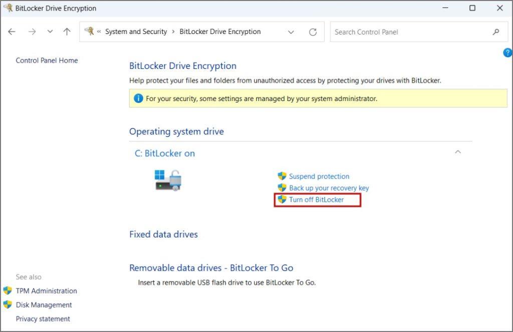 Windows 10/11 で BitLocker を無効にして一時停止する 3 つの方法