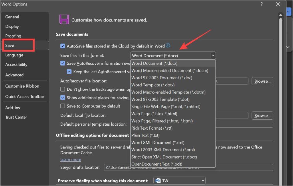 Windows 11 の「Word が保存を完了できません」エラーの 9 つの修正