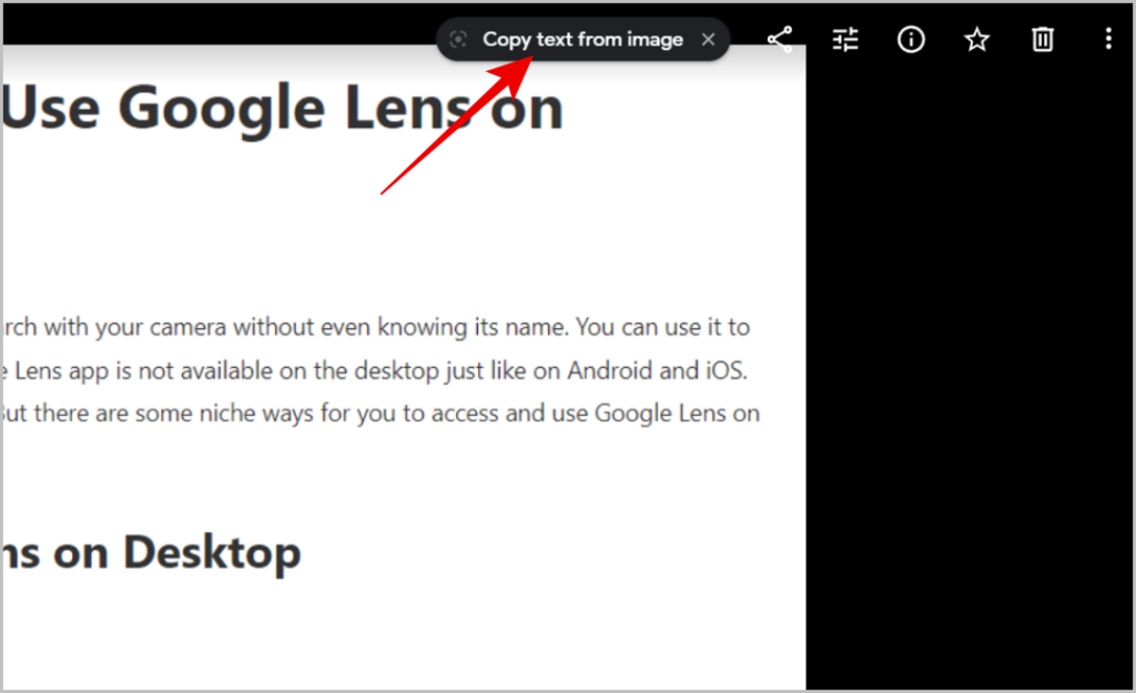 デスクトップで Google レンズにアクセスして使用する方法