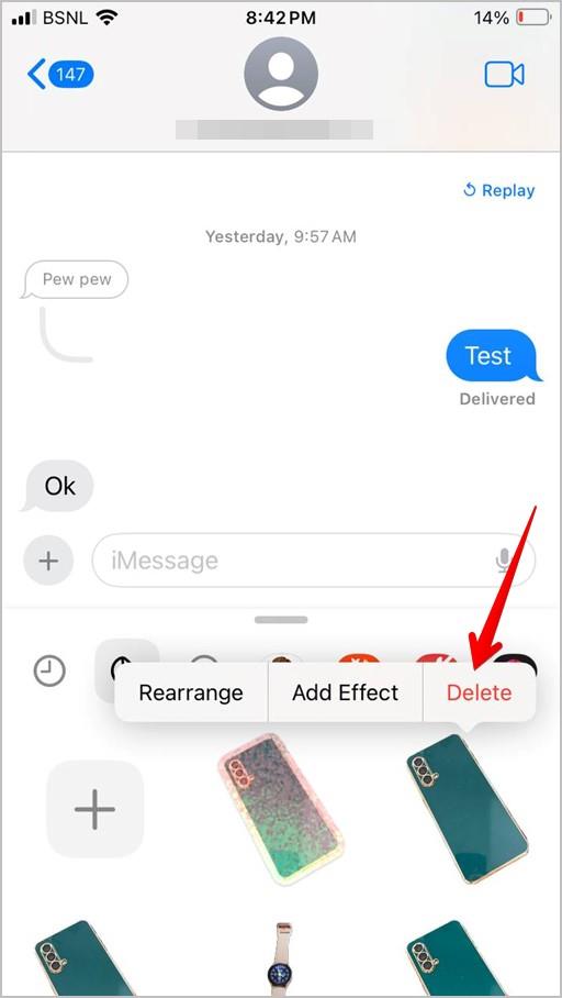 iPhoneのiOS 17でステッカーを削除または削除する6つの方法