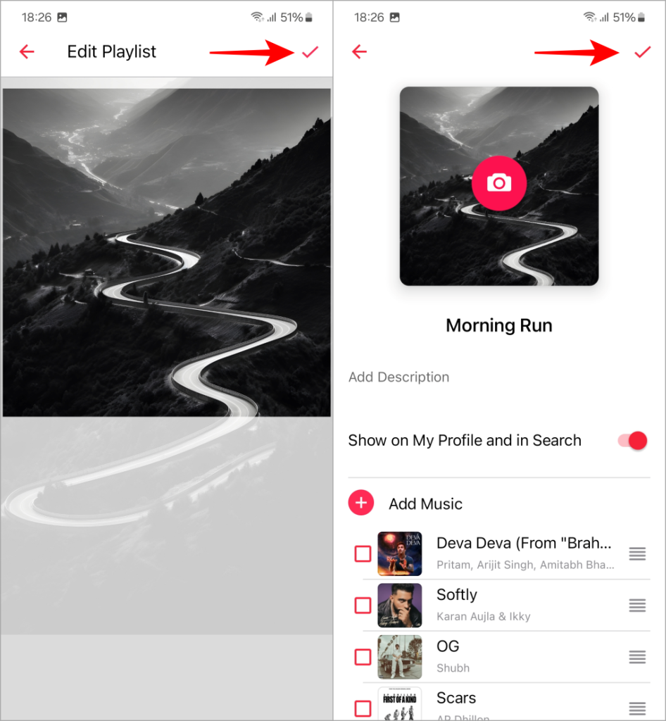 Apple Musicでプレイリストのカバーを変更する方法