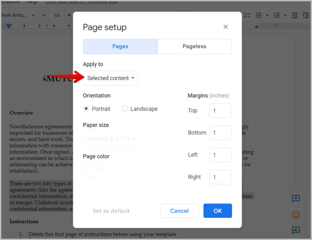 Google ドキュメントの余白を変更する 3 つの方法