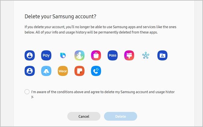 携帯電話やテレビで Samsung アカウントからサインアウトする方法