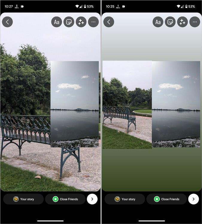Instagram に 2 枚の写真を並べて配置する 5 つの方法