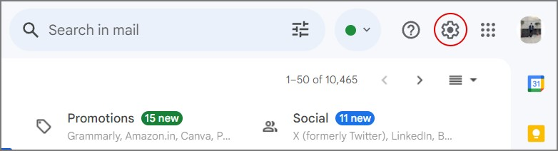 Gmail で不在通知を使用する方法