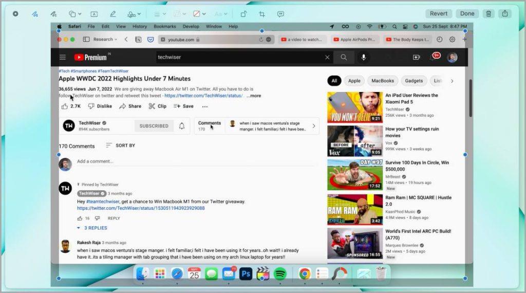 Mac でスクリーンショットを撮って強調表示する方法