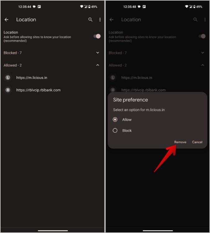 Chrome (デスクトップおよび Android) でサイト権限を削除する方法