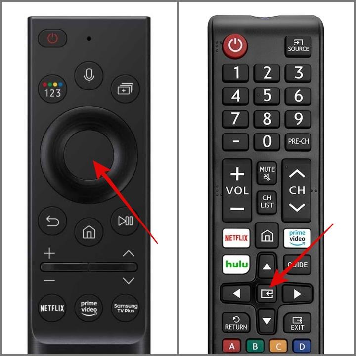 Samsung スマート TV リモコンのさまざまなボタンとは何ですか