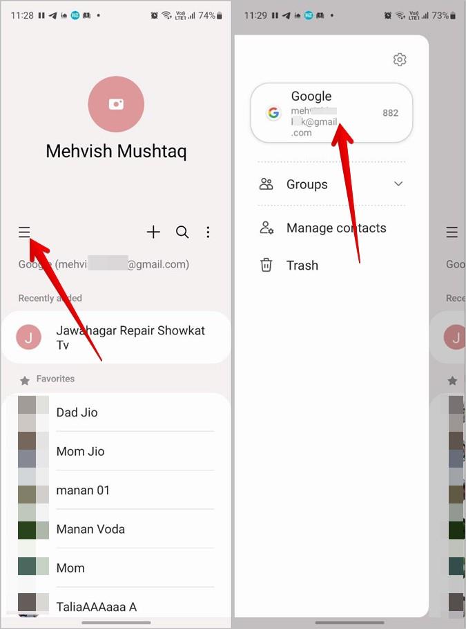 AndroidとiPhoneで連絡先が保存されている場所を確認する方法