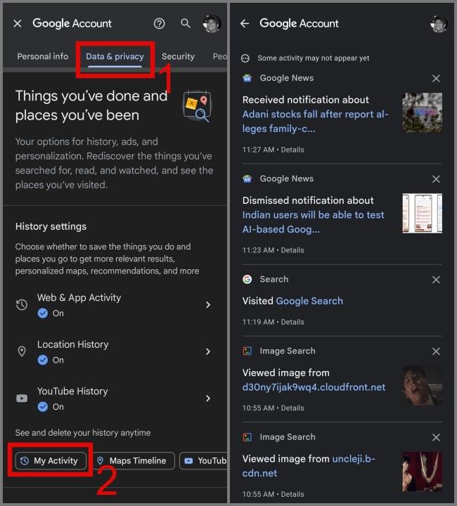 すべての Google アクティビティにアクセスして削除する方法