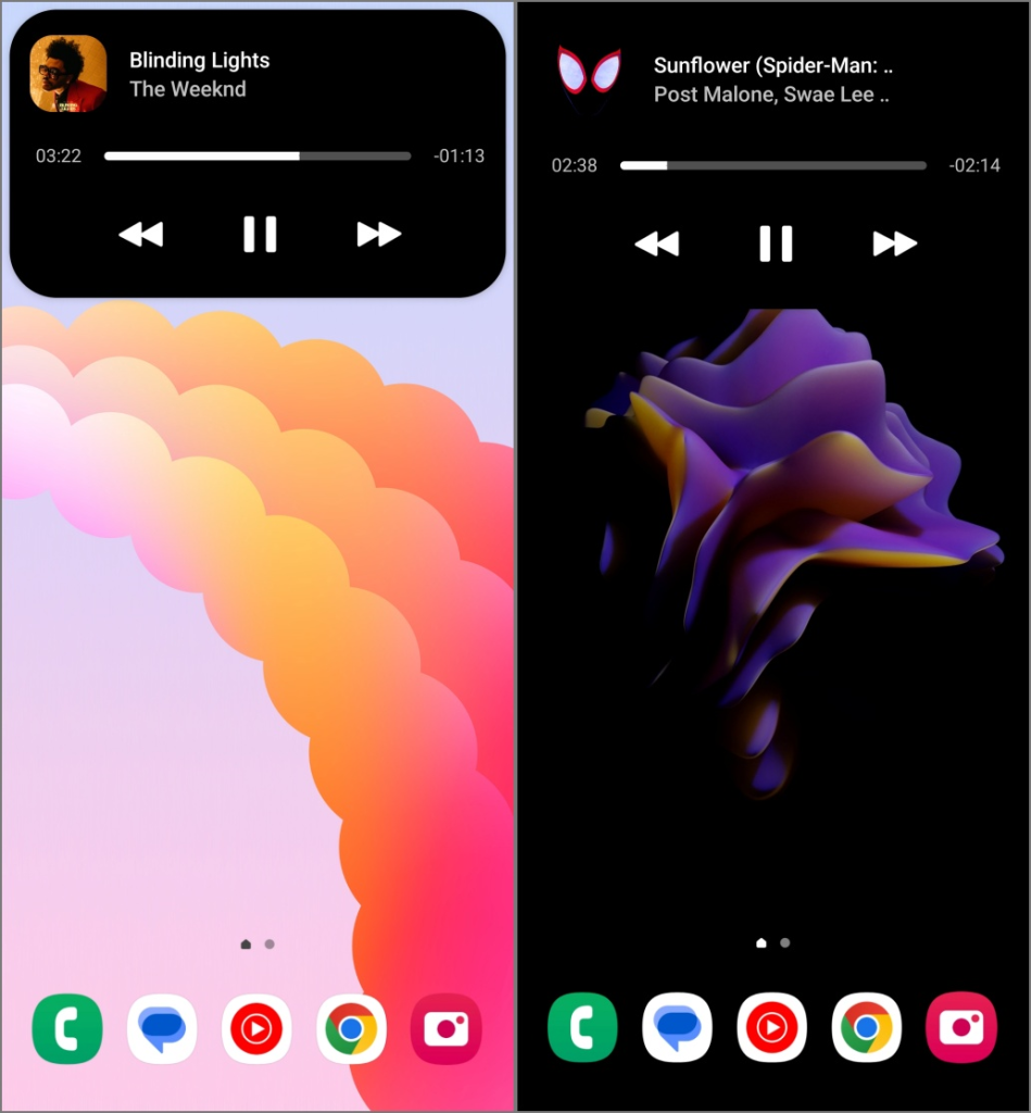 Samsung Galaxy スマートフォンでダイナミック アイランドを使用する方法