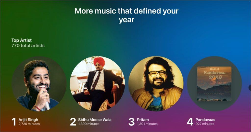 Apple Music リプレイを見つけて共有する方法