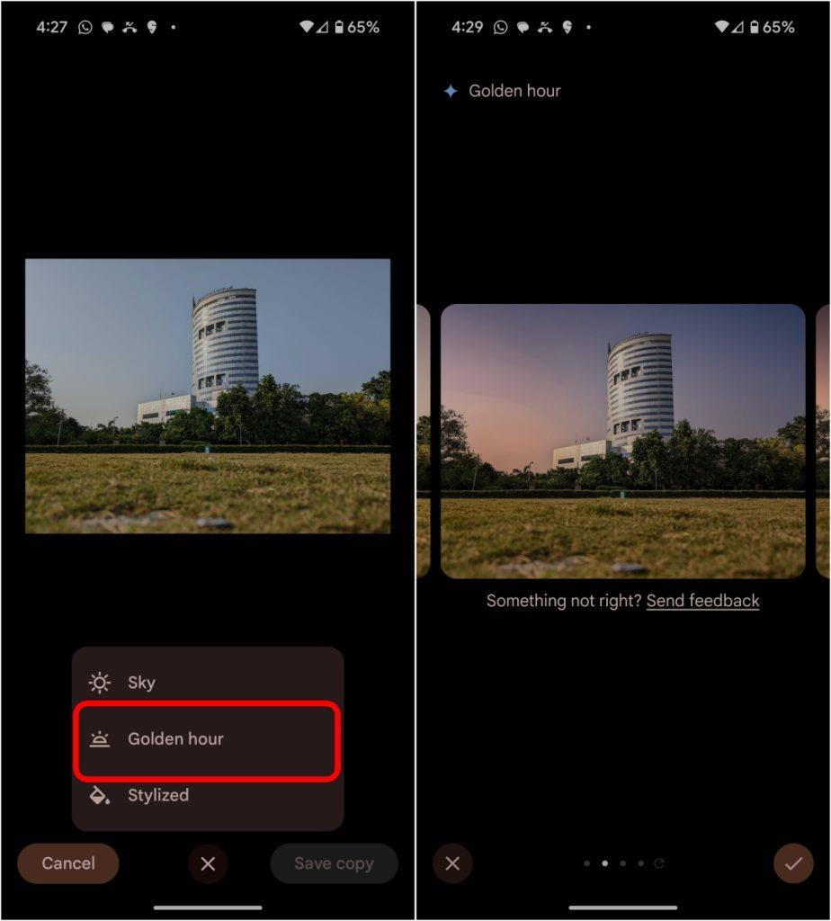 Pixel 8 の Google フォトで Magic Editor を使用する方法