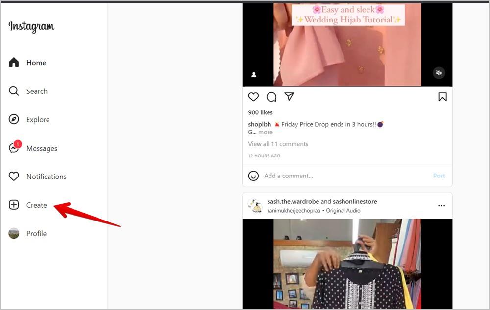 ギャラリーとPCからInstagramにリールをアップロードする方法