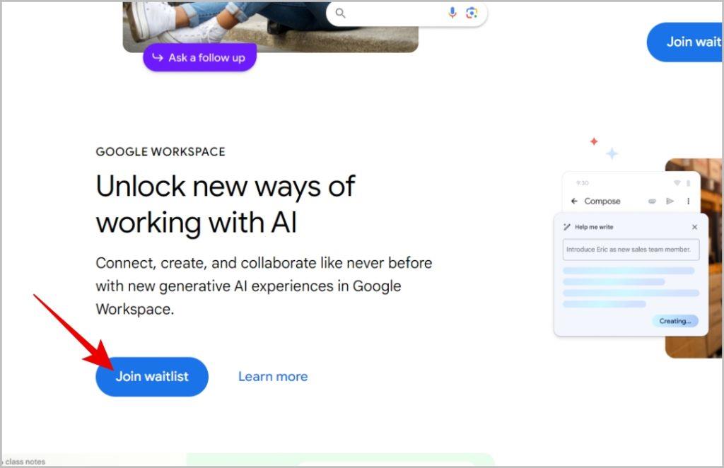 Gmail と Google ドキュメントで Help Me Write を使用する方法