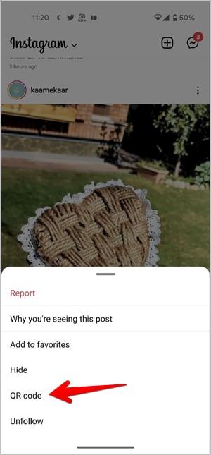 Instagramプロフィール、リール、投稿用のQRコードを作成する方法