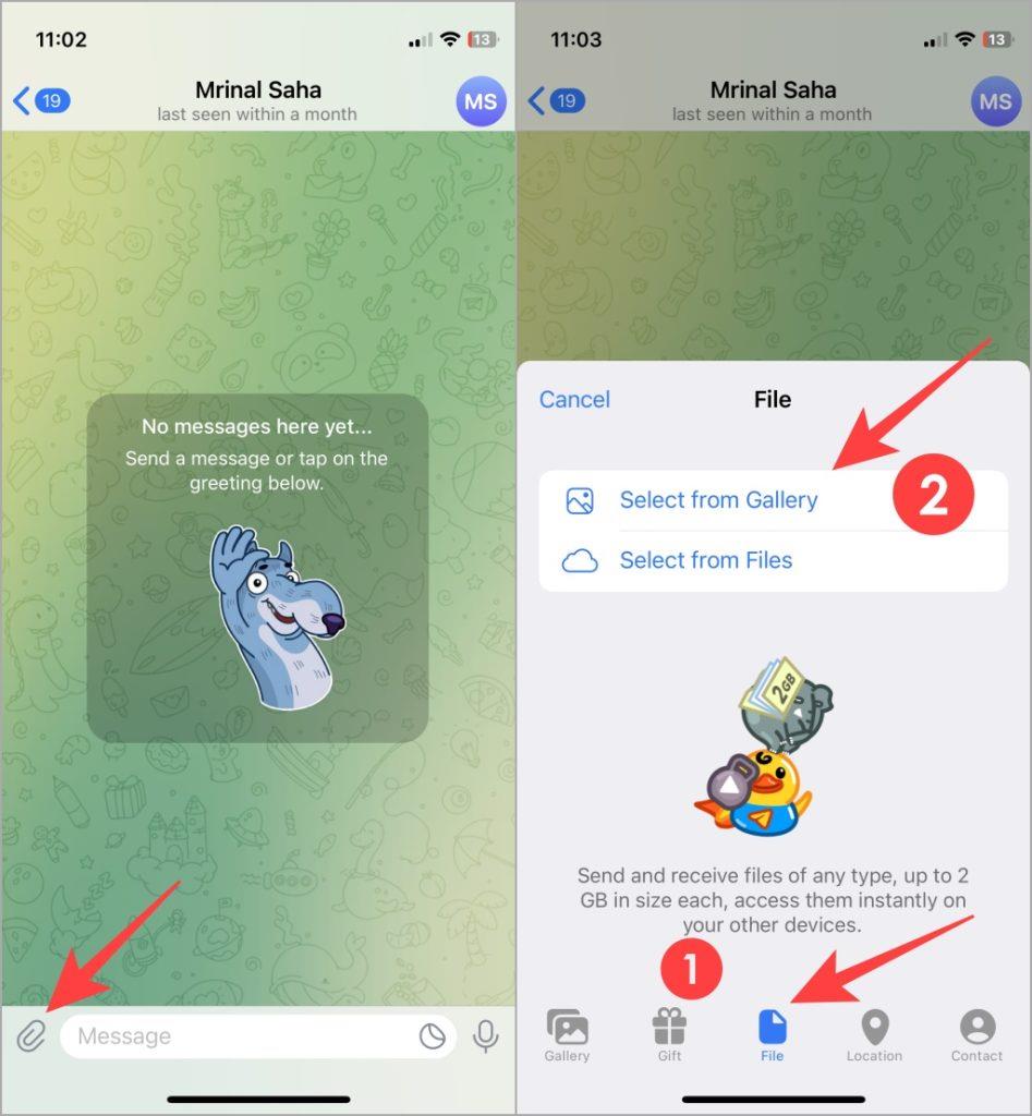 Telegramで高品質の写真/ビデオを送信する方法