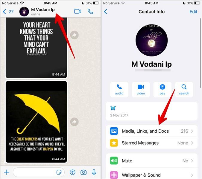 WhatsAppから複数の写真やビデオをダウンロードする方法