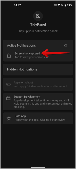 Android で永続的な通知を非表示にする方法