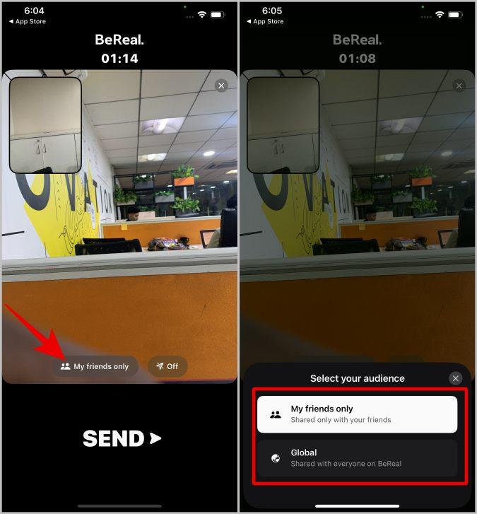 BeReal を位置情報の有無にかかわらずアップロードする方法