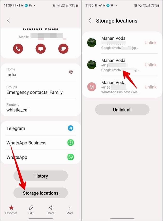 AndroidとiPhoneで連絡先が保存されている場所を確認する方法