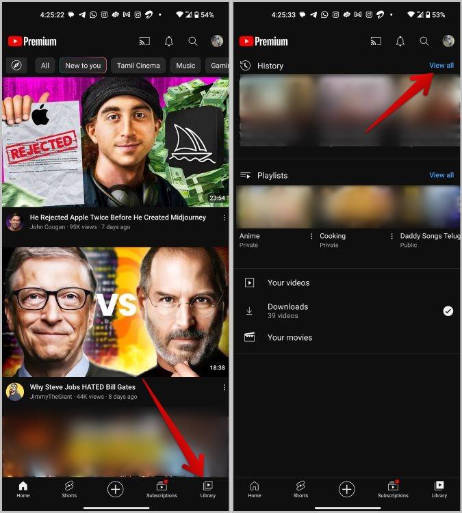 YouTube で検索履歴と再生履歴を一時停止する方法