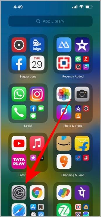 iPhoneのホーム画面から検索バー（スポットライト）を削除する方法