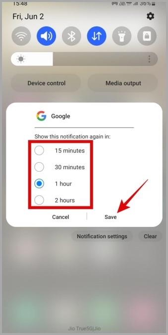 Samsung Galaxy Phone で通知リマインダーを有効にして使用する方法