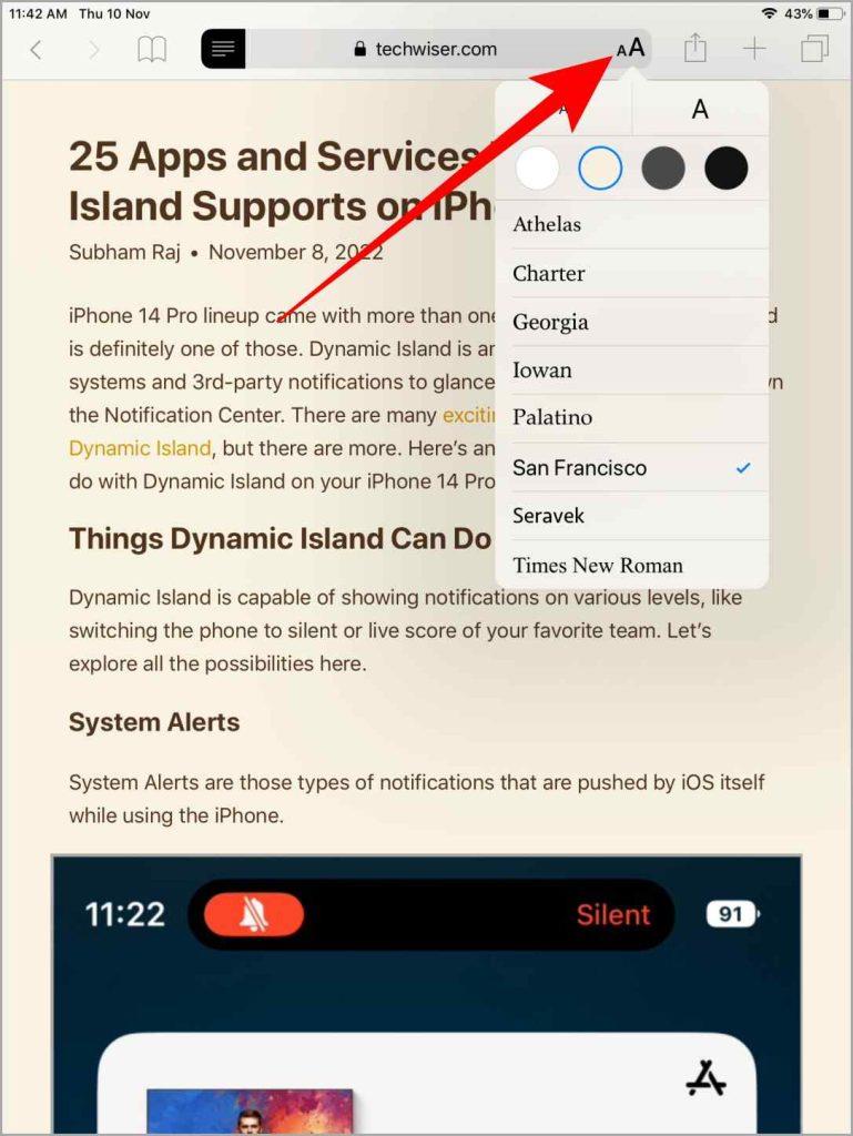 iPhone、iPad、Mac の Safari でリーダービュー (モード) を有効にする方法