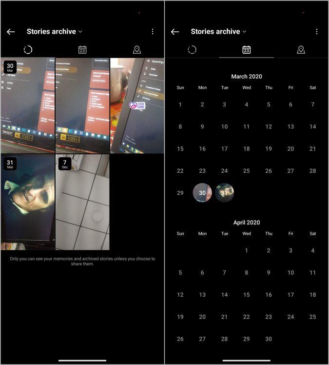 Instagramの投稿とストーリーを非表示/アーカイブする方法