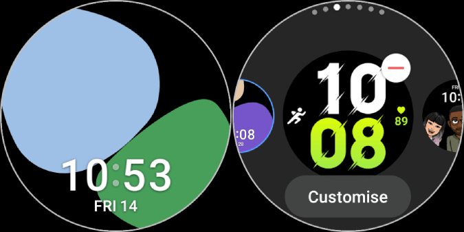 Samsung Galaxy Watch のウォッチフェイスをカスタマイズする方法