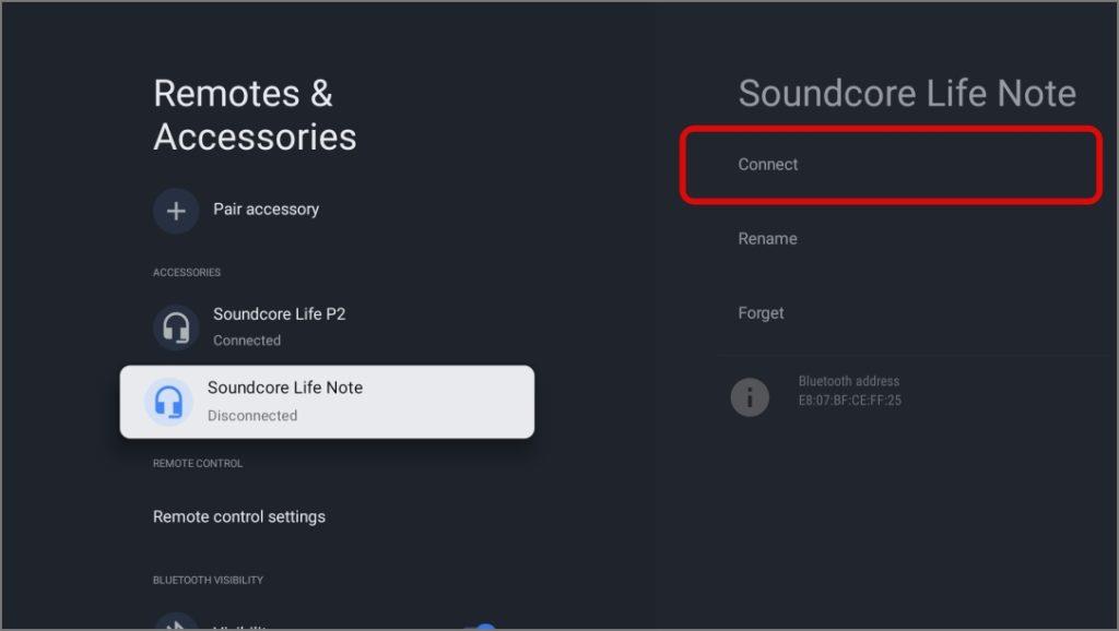Bluetooth オーディオ デバイスを Google TV に接続する方法