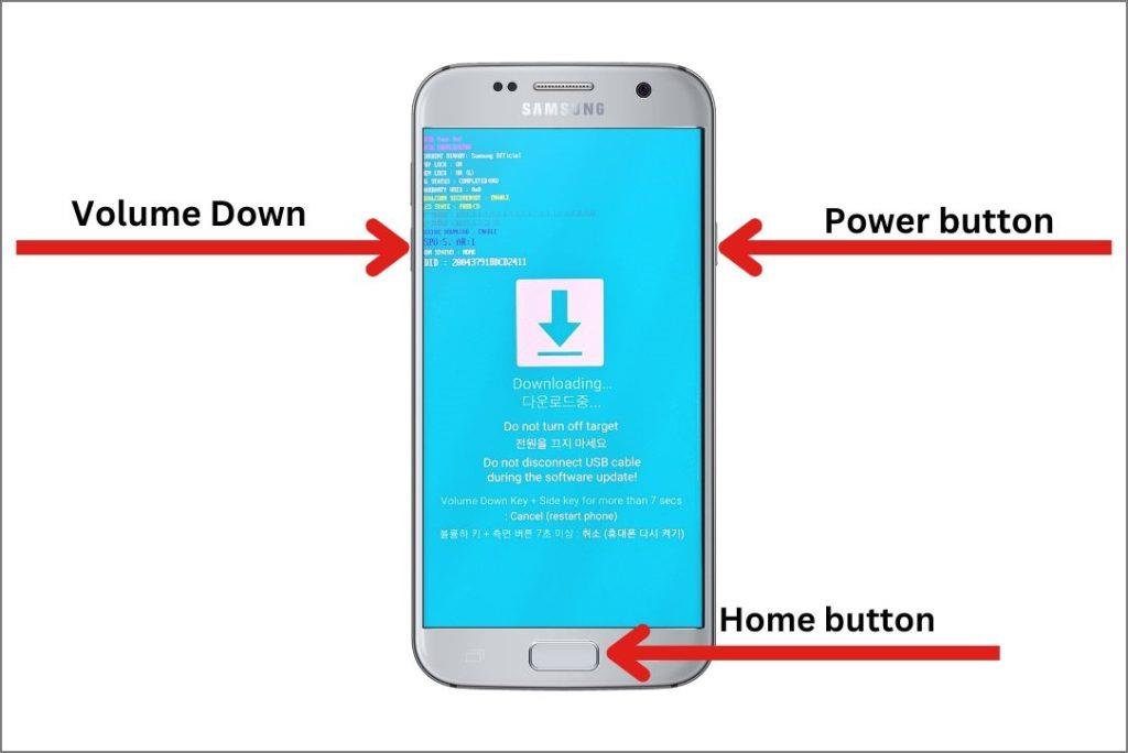 Samsung Galaxy 携帯電話でダウンロード モードを終了する方法