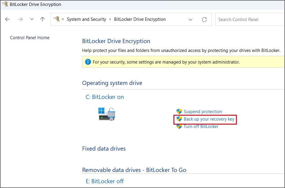 Windows 11 で BitLocker 回復キーを見つける方法