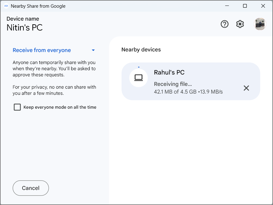 インターネットまたは Wi-Fi を使用して PC 間で大容量ファイルを共有する方法