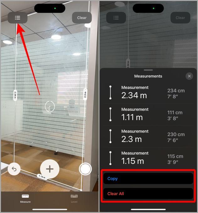測定アプリを使ってiPhoneで測定する方法