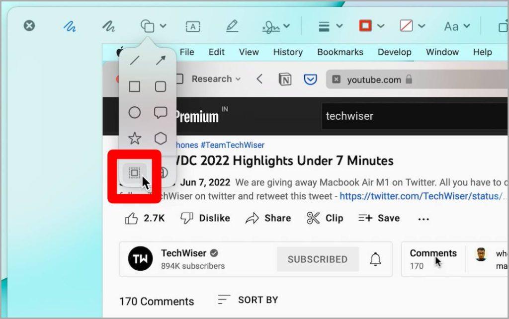 Mac でスクリーンショットを撮って強調表示する方法