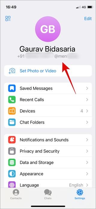 Telegram プロファイル、グループ、チャネル、メッセージ リンクをコピーする方法