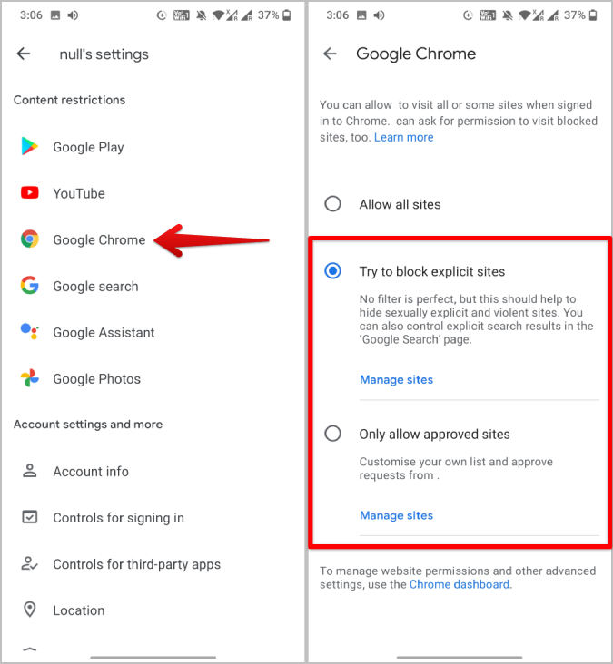 Google 検索でセーフサーチをオン/オフにする方法