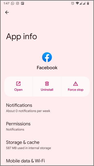 Facebook からログアウトするとどうなるか